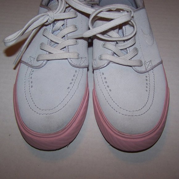 NIKE SB ZOOM STEFAN JANOSKI SUEDE BUBBLE GUM PINK SNEAKERS SHOES - Picture 9 of 10